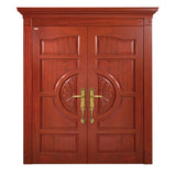 Villa Door Solid Wood with Veneer Finish OPTA24-WD001