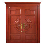 Villa Door Solid Wood with Veneer Finish OPTA24-WD001
