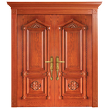 Villa Door Solid Wood with Veneer Finish OPTA24-WD001