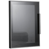 Modern Kitchen Cabinet White Lacquer Finish OPTA24-AT001